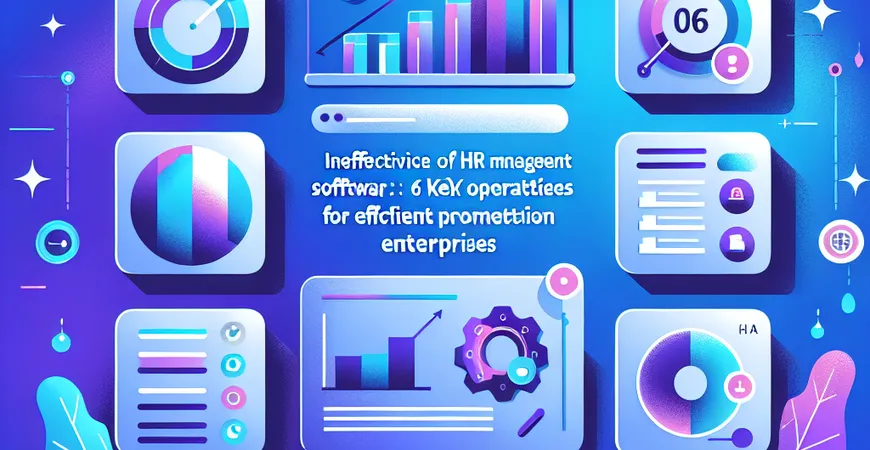 人事管理软件运营没效果？企业内部高效推广的 6 个关键策略